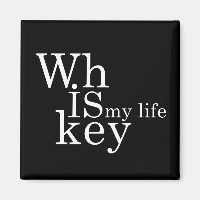 Imán Whiskey cita graciosos regalos de dichos de alcoho (Frente)