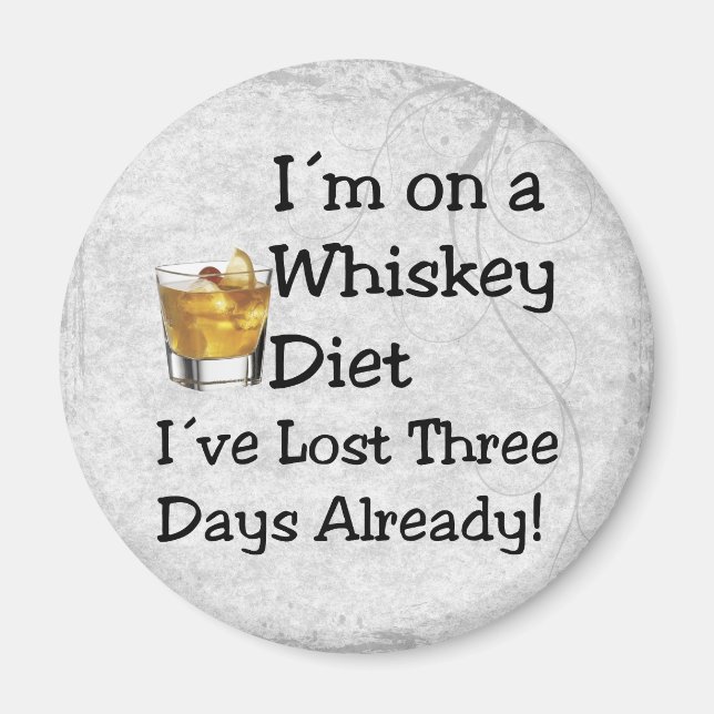 Imán Whiskey Diet (Frente)
