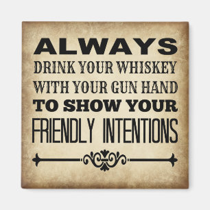 Imán Whisky de la bebida