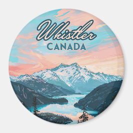 Imán Whistler Canada British Columbia Skirre Resort Ret