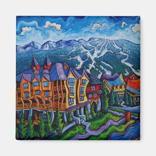 Imán Whistler Village (Frente)