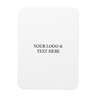 Imán White Personalized – Your Logo & Text Here
