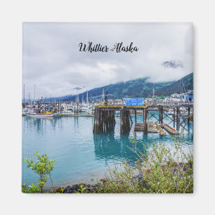 Imán Whittier Alaska Harbour Square Magnet