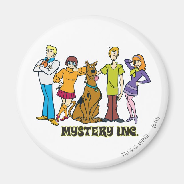 Imán Whole Gang 12 Mystery Inc (Frente)