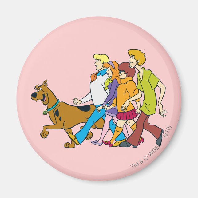 Imán Whole Gang 18 Mystery Inc (Frente)