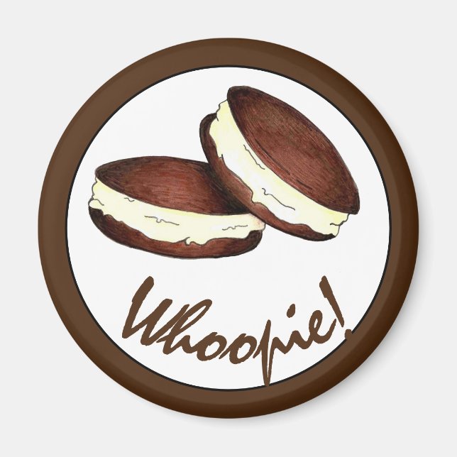 Imán ¡Whoopie! Pennsylvania PA Dutch Maine Whoopie Pies (Frente)