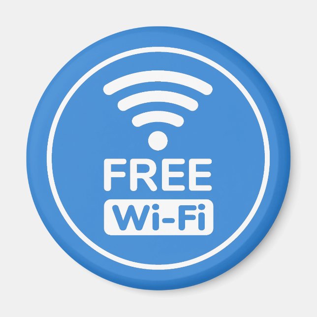 Imán Wi-Fi gratuita (Frente)