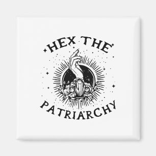 Imán Wicca Witch Hex El patriarcado Bruja