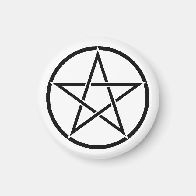 Imán Wiccan Pentacle (Pentagram) (Frente)