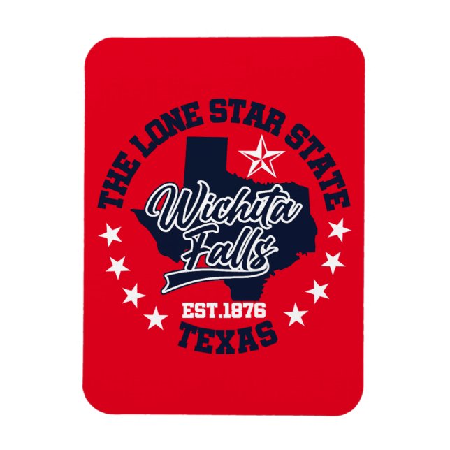 Imán Wichita Falls, Texas (Vertical)
