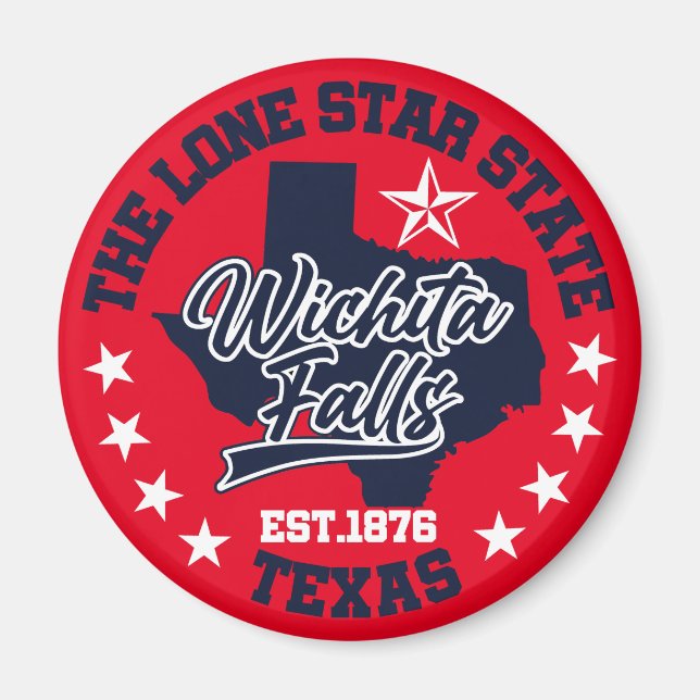Imán Wichita Falls, Texas (Frente)