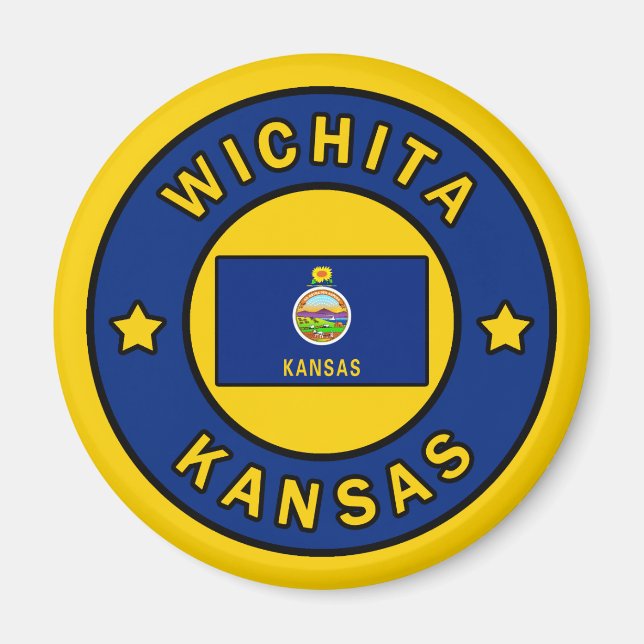 Imán Wichita Kansas (Frente)