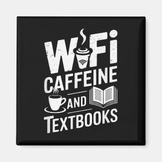 Imán Wifi Cafeína y Libros de Texto