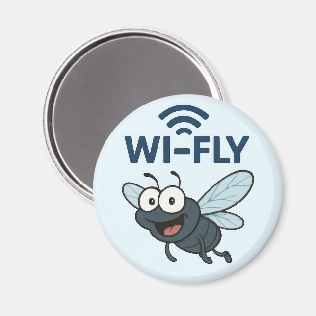 Imán Wifi divertida (Anverso/Reverso)