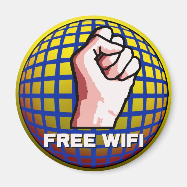 Imán WiFi gratuito (Frente)