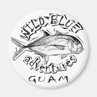 Imán wild blue adventures logo　マグネット