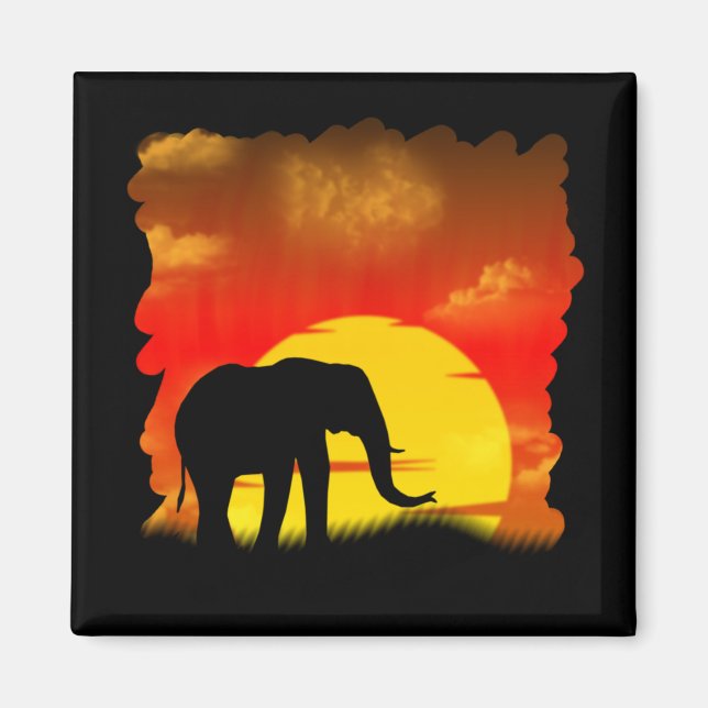 Imán Wild Elephant Magnet (Frente)