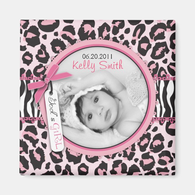Imán Wild Thing Baptism Photo Magnet 2 (Frente)
