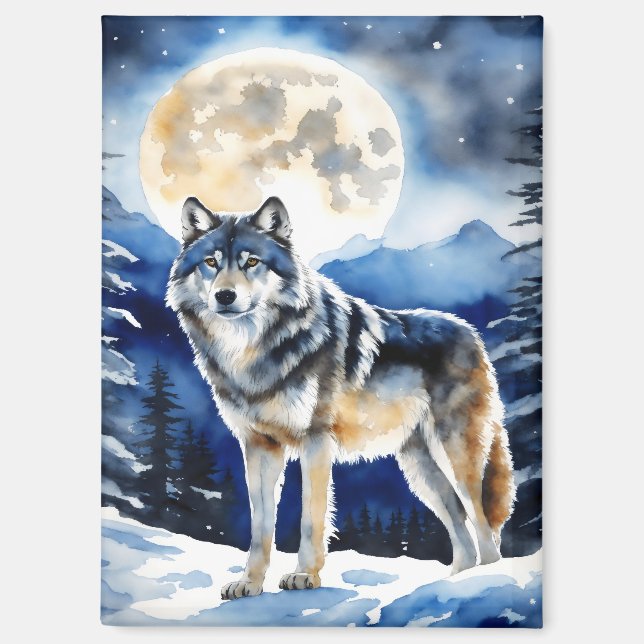 Imán Wild Wolf (Anverso)