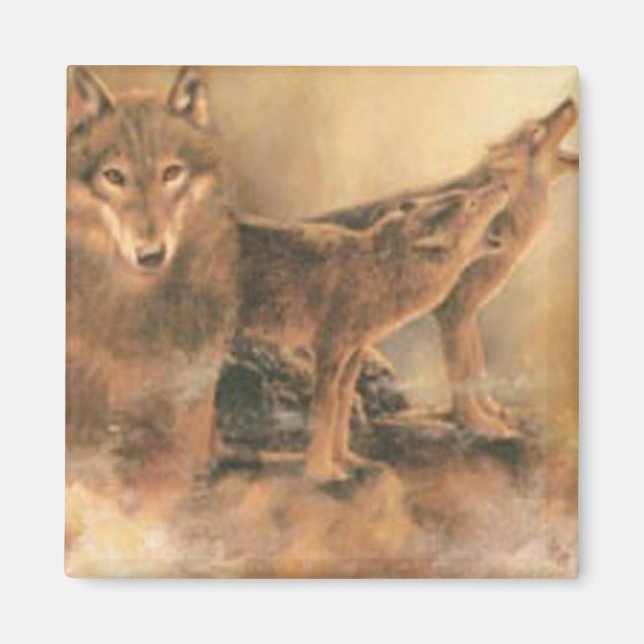 Imán Wild Wolves Magnet (Frente)