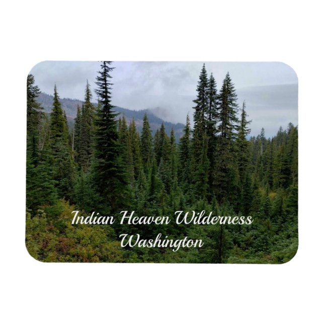Imán Wilderness del cielo indio, Washington (Horizontal)