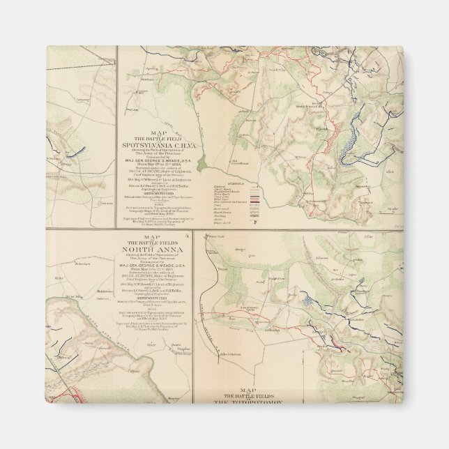 Imán Wilderness, Va Spotsylvania CH Todd's Tavern (Frente)