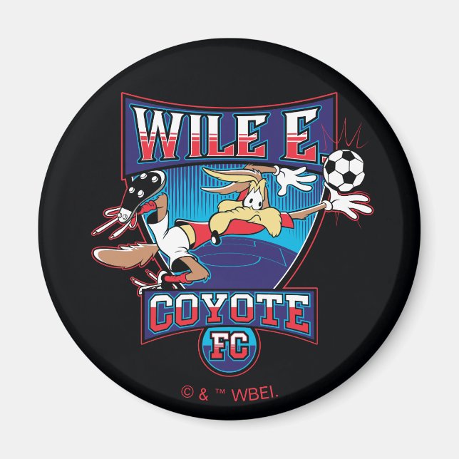Imán WILE E. COYOTE™ Football Club Badge (Frente)