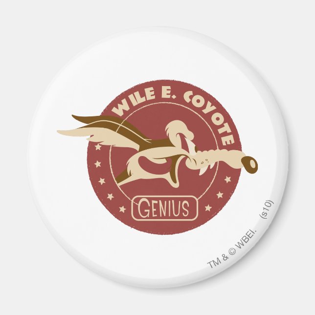 Imán Wile E. Coyote Genius (Frente)