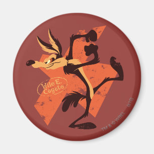 Imán Wile E. Coyote Preparándose Para Correr