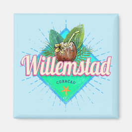 Imán Willemstad Curacao Vacation Vintage Caribbean