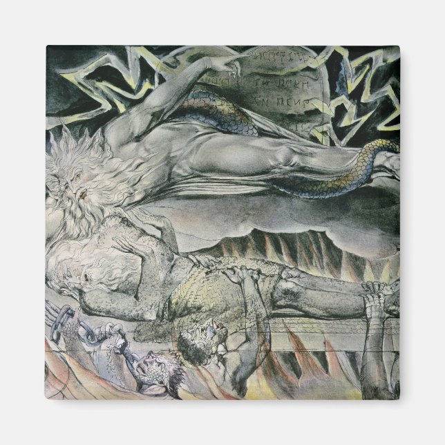 Imán William Blake | Ilustraciones del Libro del Trabaj (Frente)