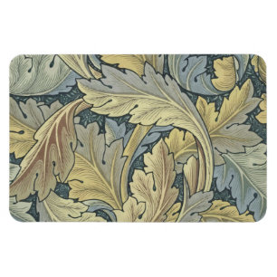 Imán William Morris Acanthus deja el Art Nouveau floral