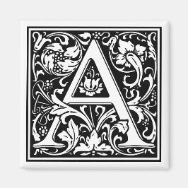 Imán William Morris Alphabet "A"