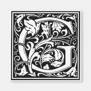Imán William Morris Alphabet "G"