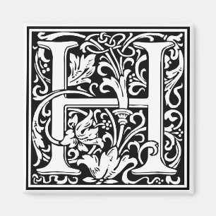 Imán William Morris Alphabet "H"