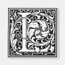 Imán William Morris Alphabet "L"