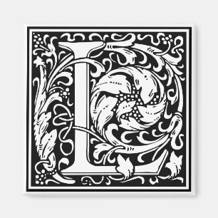 Imán William Morris Alphabet "L"