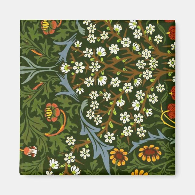 Imán William Morris Design, Blackthorn (Frente)