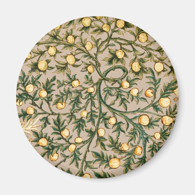 Imán William Morris Floral Fruit Garden Flower Classic (Frente)