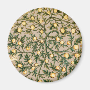 Imán William Morris Floral Fruta Jardín Flor Clásico