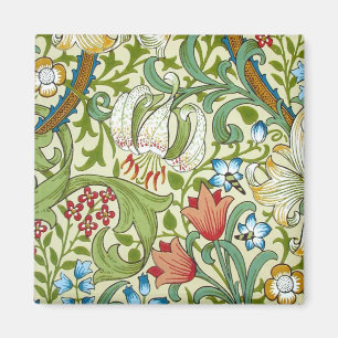 Imán William Morris Garden Lily Wallpaper