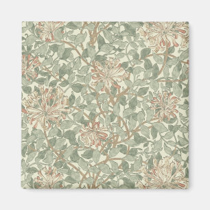 Imán William Morris Honeysuckle Green Floral