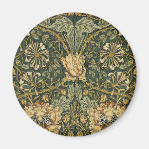 Imán William Morris Honeysuckle Green Floral