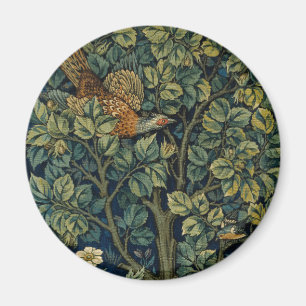 Imán William Morris Pheasant Bird Tree Woodland