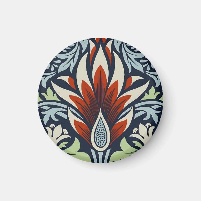 Imán William Morris Snakeshead Floral Classic Botanical (Frente)