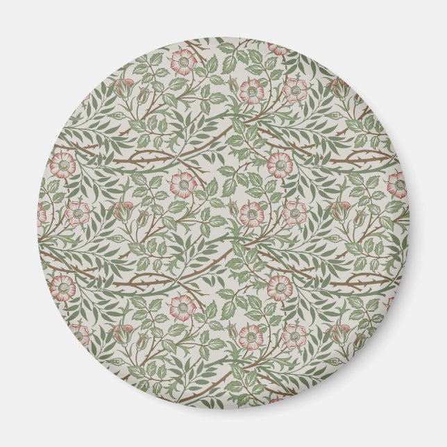 Imán William Morris Sweetbriar Floral Art Nouveau (Frente)