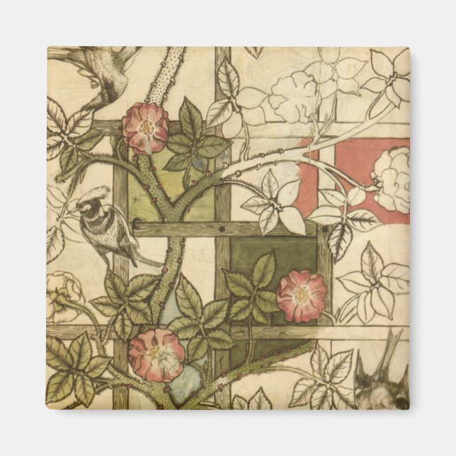 Imán William Morris - Trellis (Frente)