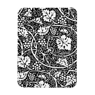 Imán William Morris Vino blanco negro de uva