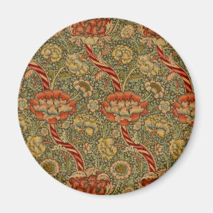 Imán William Morris Wandle English Floral Damask Design