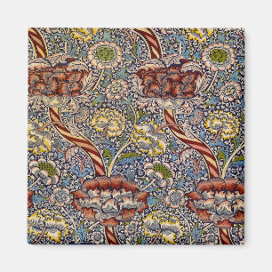 Imán William Morris Wandle English Floral Damask Design